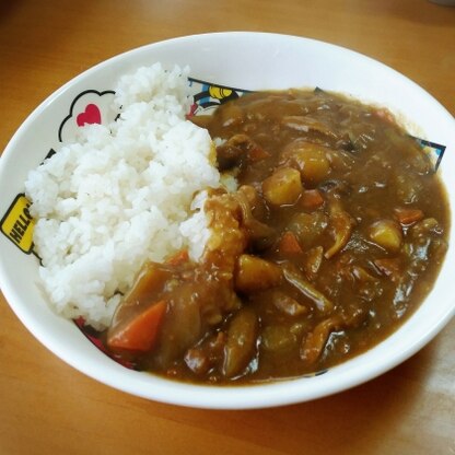 ひき肉ｶﾚｰ美味しかったです～☆
子供にも良いですね♪
ごちそうさまでした～☆